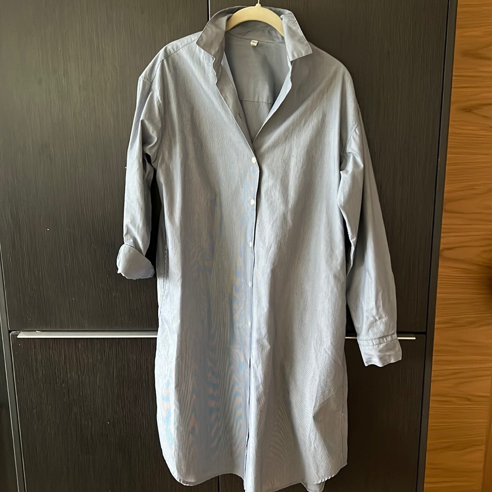 Muji shirt dress